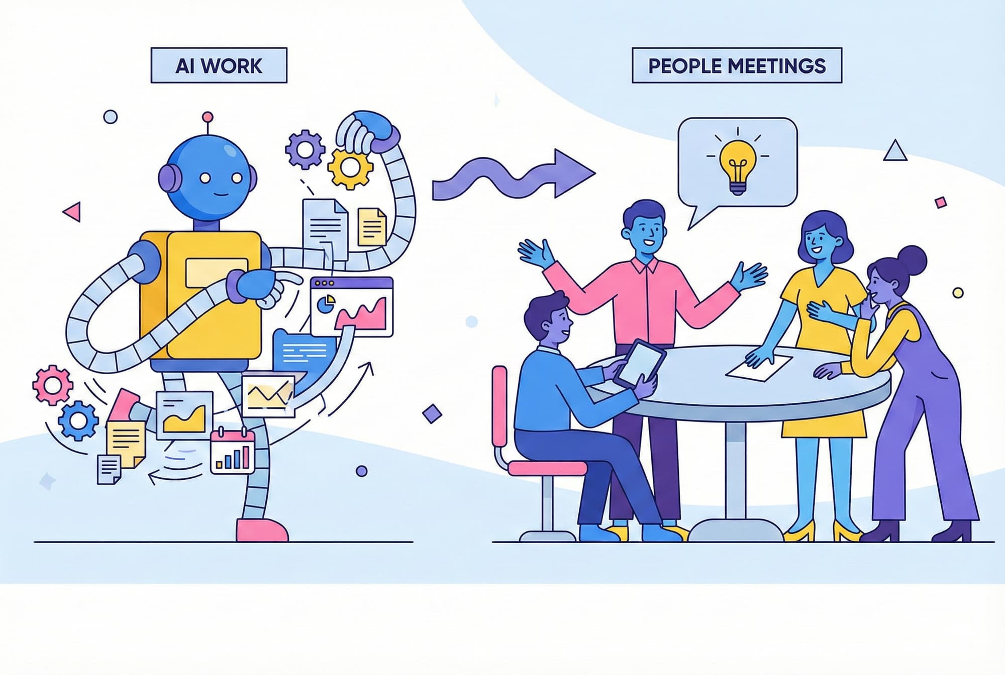 Let AI be the robot. Meetings are for people.